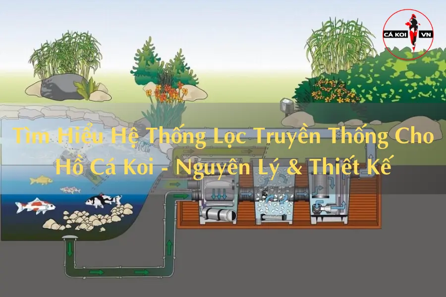 Tìm Hiểu Hệ Thống Lọc Truyền Thống Cho Hồ Cá Koi - Nguyên Lý & Thiết Kế