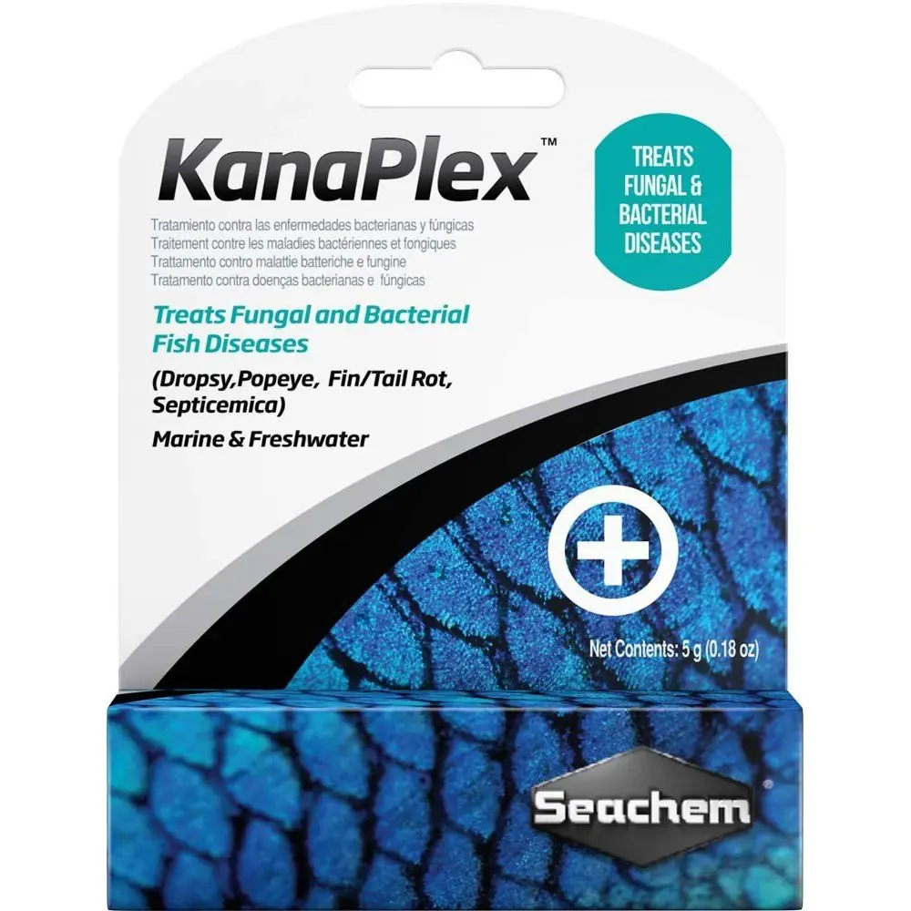 thuốc kháng sinh Kanaplex điều trị tình trạng cá koi bị ghẻ