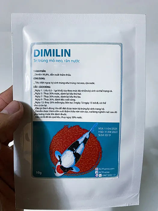 thuốc Dimilin điều trị trùng mỏ neo