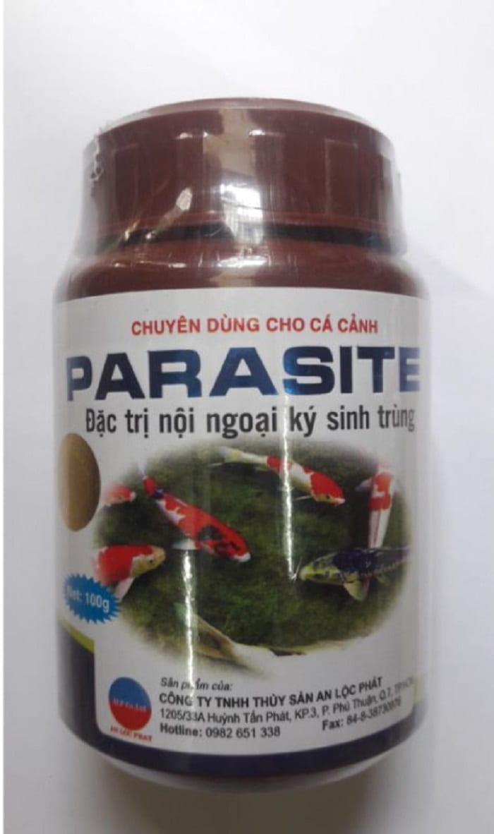 Đặc trị nội ngoại ký sinh trùng cho cá koi Parasite